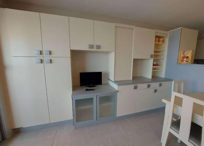 2 Pièces Climatisé En Front De Au Grau D'agde Avec Terrasse Et Accès Direct à La - Fr-1-423-275 Apartamento